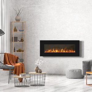 Ampere Heat - 42" Sparkwall Top Venting Wall Hanging In Linear Fireplaces - WTS3DWF43B