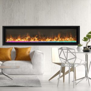 Ampere Heat –Skyline Slim Series Contemporary Front Venting In Linear Fireplaces
